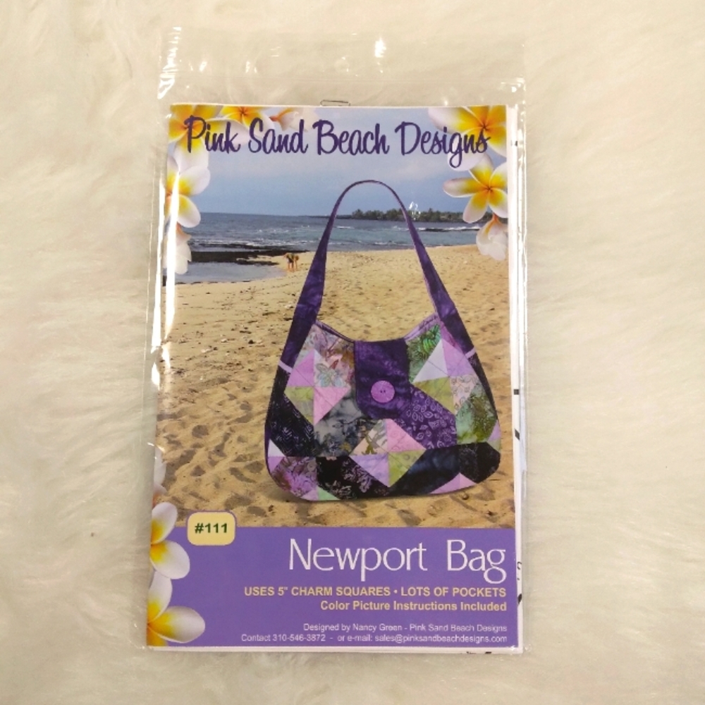 Pink Sand Beach Designs: Newport Bag